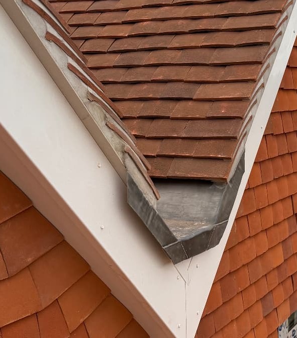 Roof repairs — roofing finish example